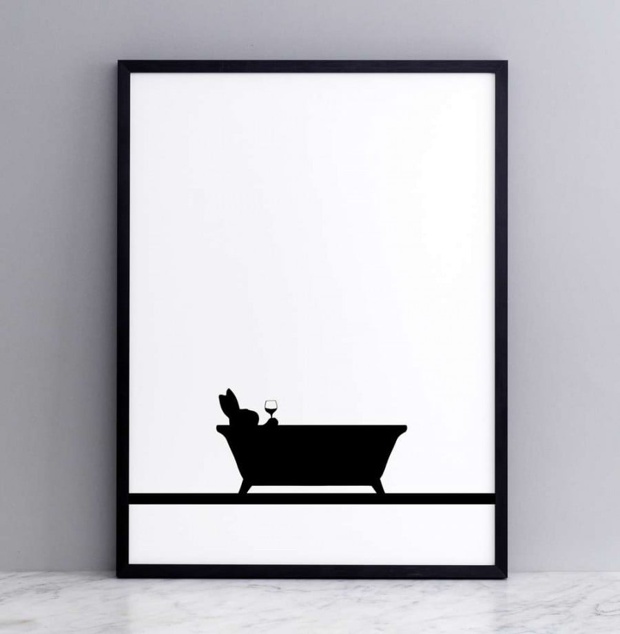 Print  "Bathtime Rabbit onesize HAM047