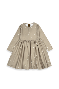 Dress with all-over small duck print