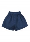 Shorts navy blue linen for girls SS19048