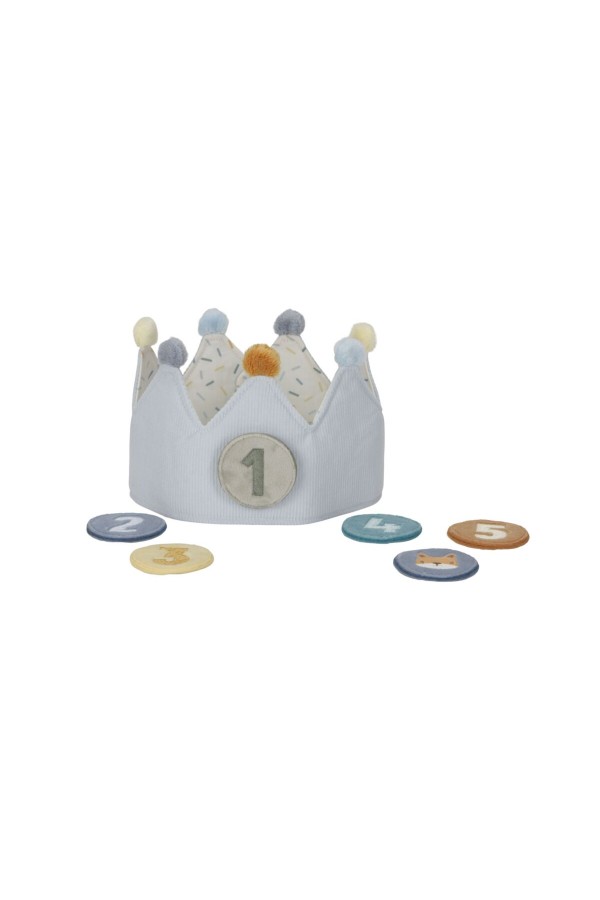 Little Dutch Birthday Crown with Numbers ´Blue´ LD4516