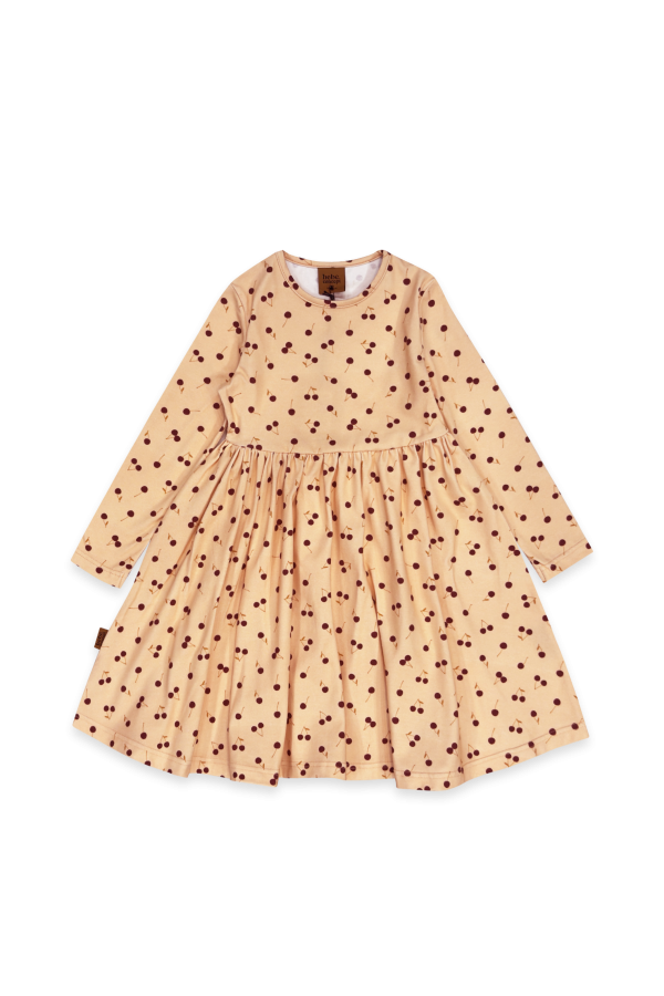 Dress with all-over cherries print 0314_F25329