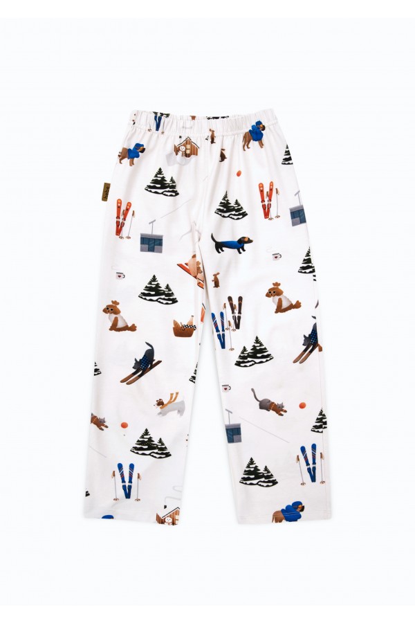 Pants with Winter Days print WINTER2309