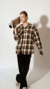 Tina brown cocoa shirt 0389_LM002