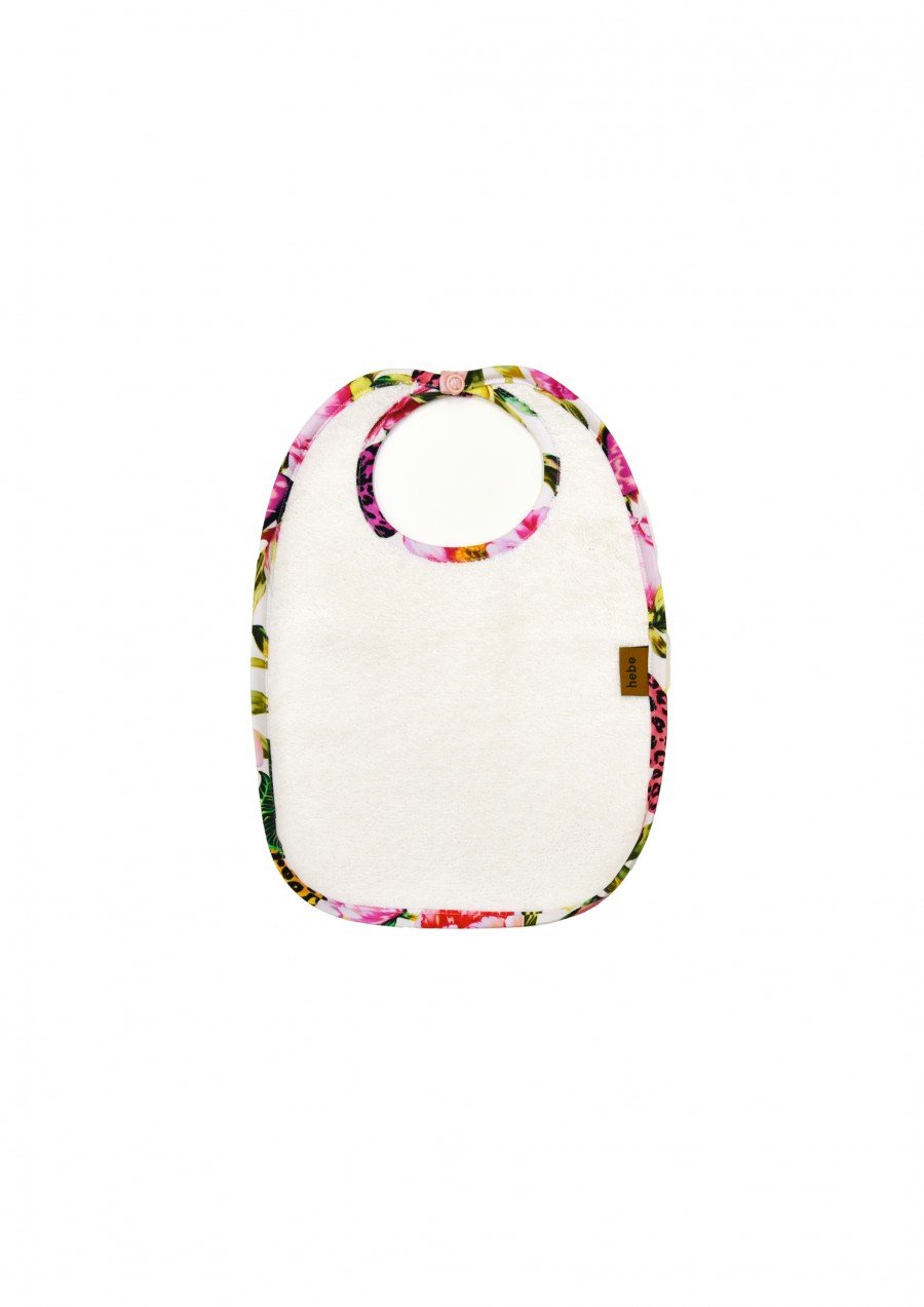 Baby bib white terry loop SS23444