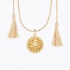 Pregnancy necklace FLOWER OF LIFE (gold) ILFLEUR5