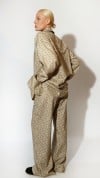 Lazy blossom off-white pants, long 0039_LM012