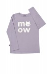 Lavander top with meow FW18004