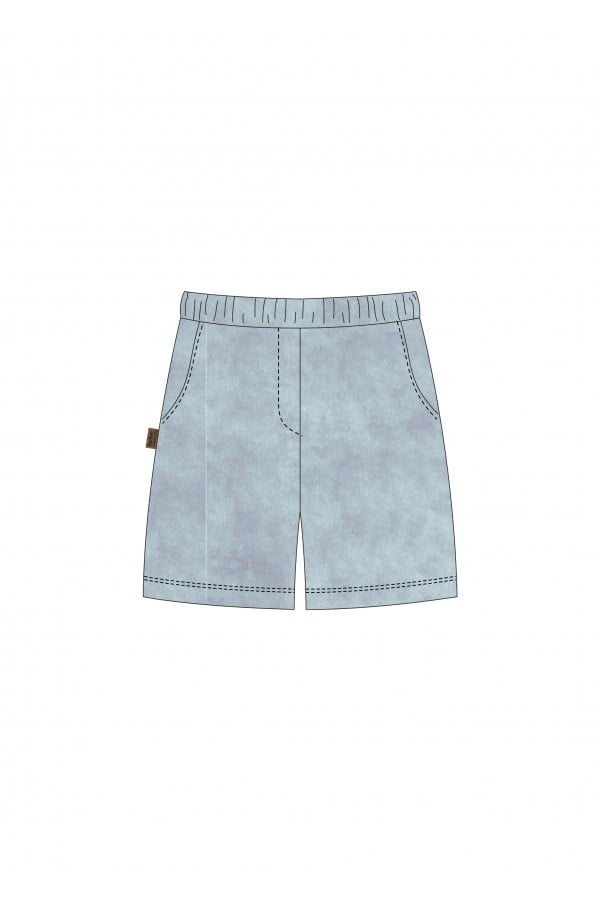 Shorts blue velvet 0110_S25195