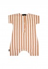 Short romper with sandy brown stripes SS21238