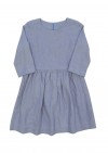 Blue linen dress SS180125