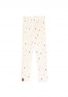 Rib leggings with all-over small flowers print 0136_F25147