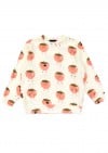 Sweater terry loop with strawberries print SS23275