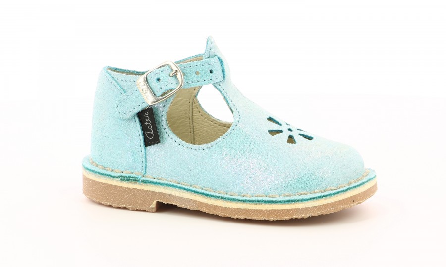 Footwear BIMBO, metallic turquoise 700243-10
