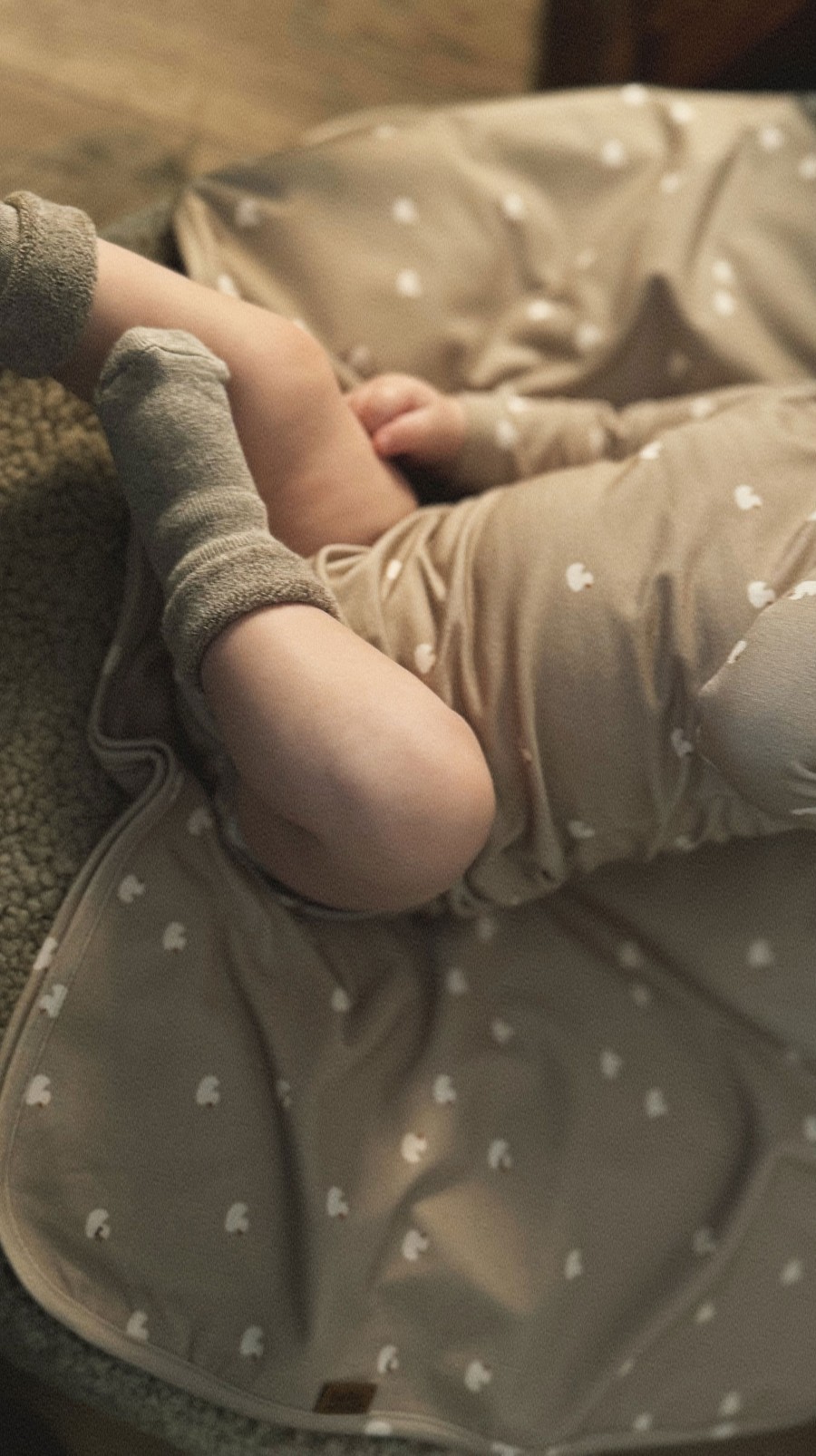 Blanket with all-over small duck print 0150_F25055
