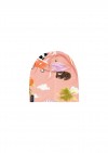 Hat with pink animal print SS21117