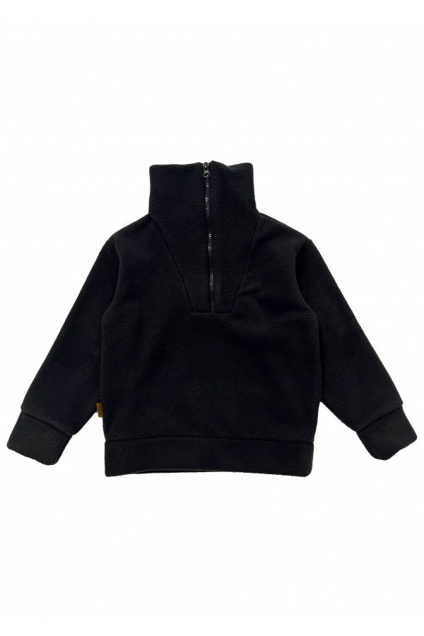 Kids sweater fleece dark grey FW24274