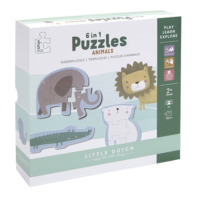 Puzzle 6 in 1 ZOO FSC LD4899