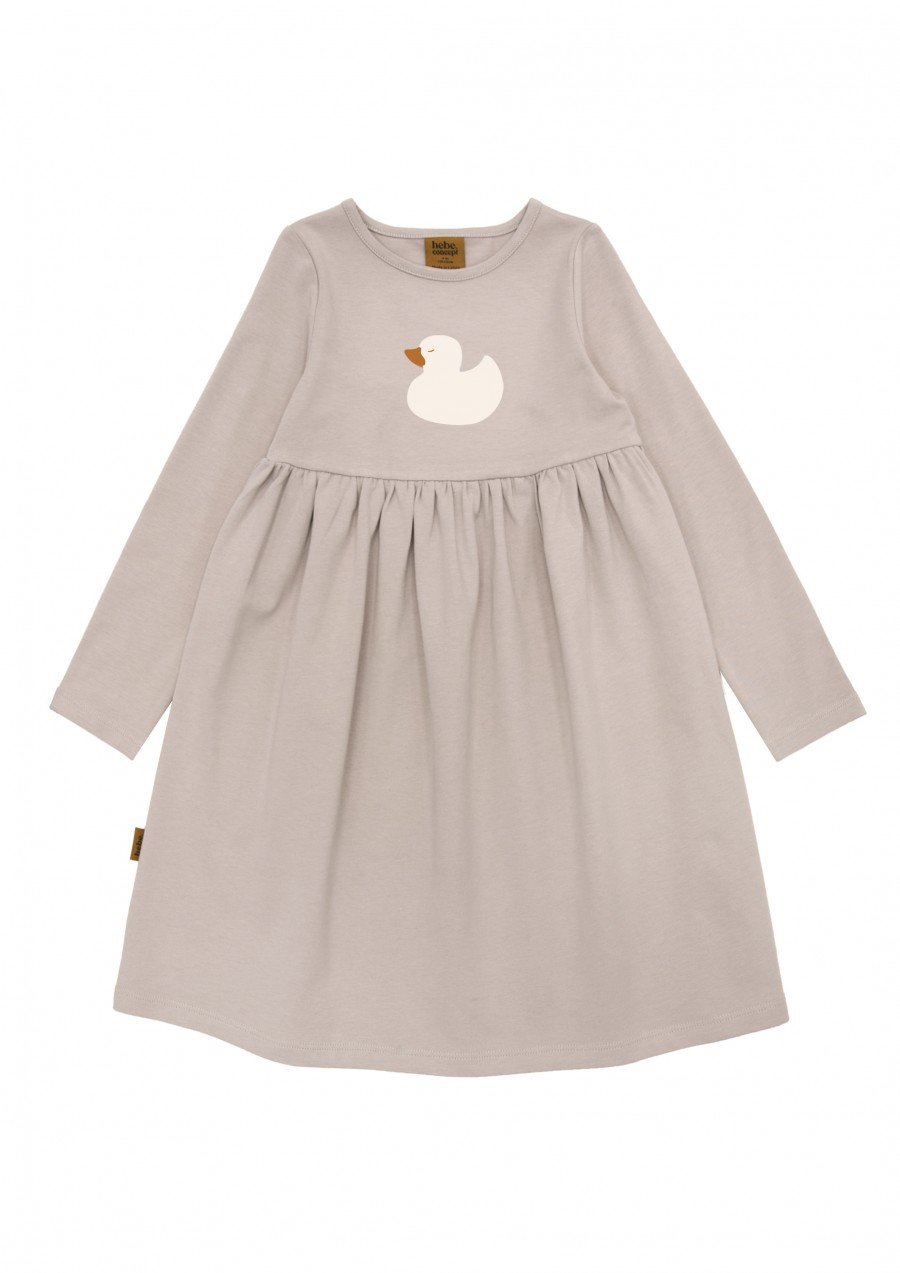 Kids dress  atmosphere with duck print AY24154