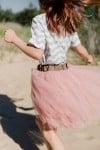 Tulle skirt pink TUT031