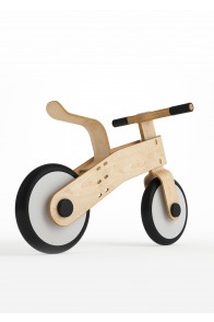 Choppy wooden balance bike black