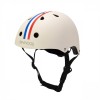 Banwood helmet cream color with white, red and blue stripes onesize BAN12