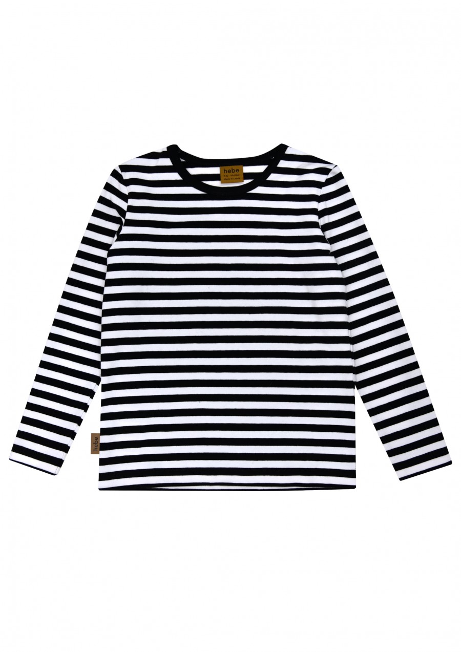 Top with black and white stripes FW23068L