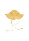 Sun hat dusty yellow linen SS23223