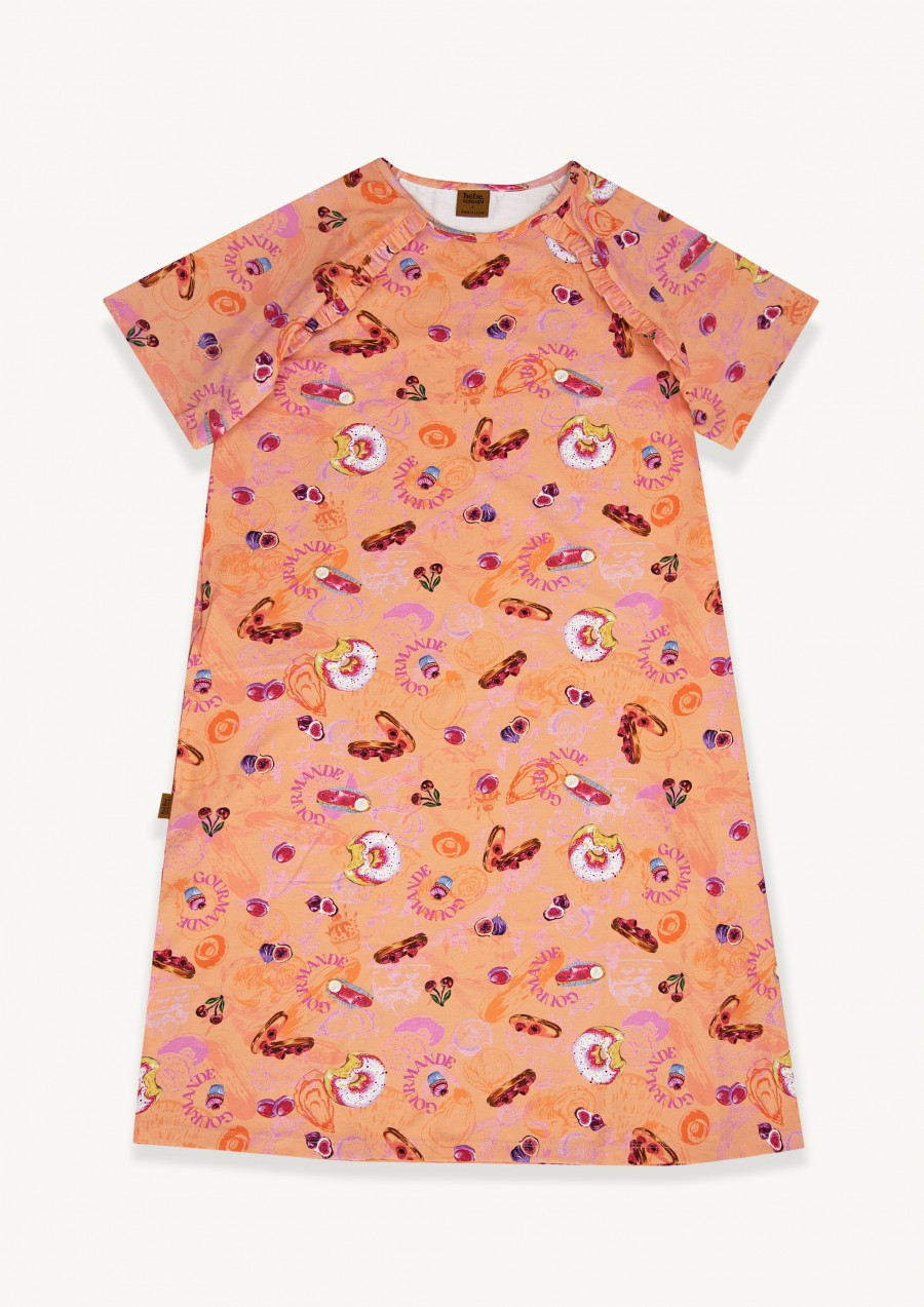 Dress with allover candy print for female KLA24071