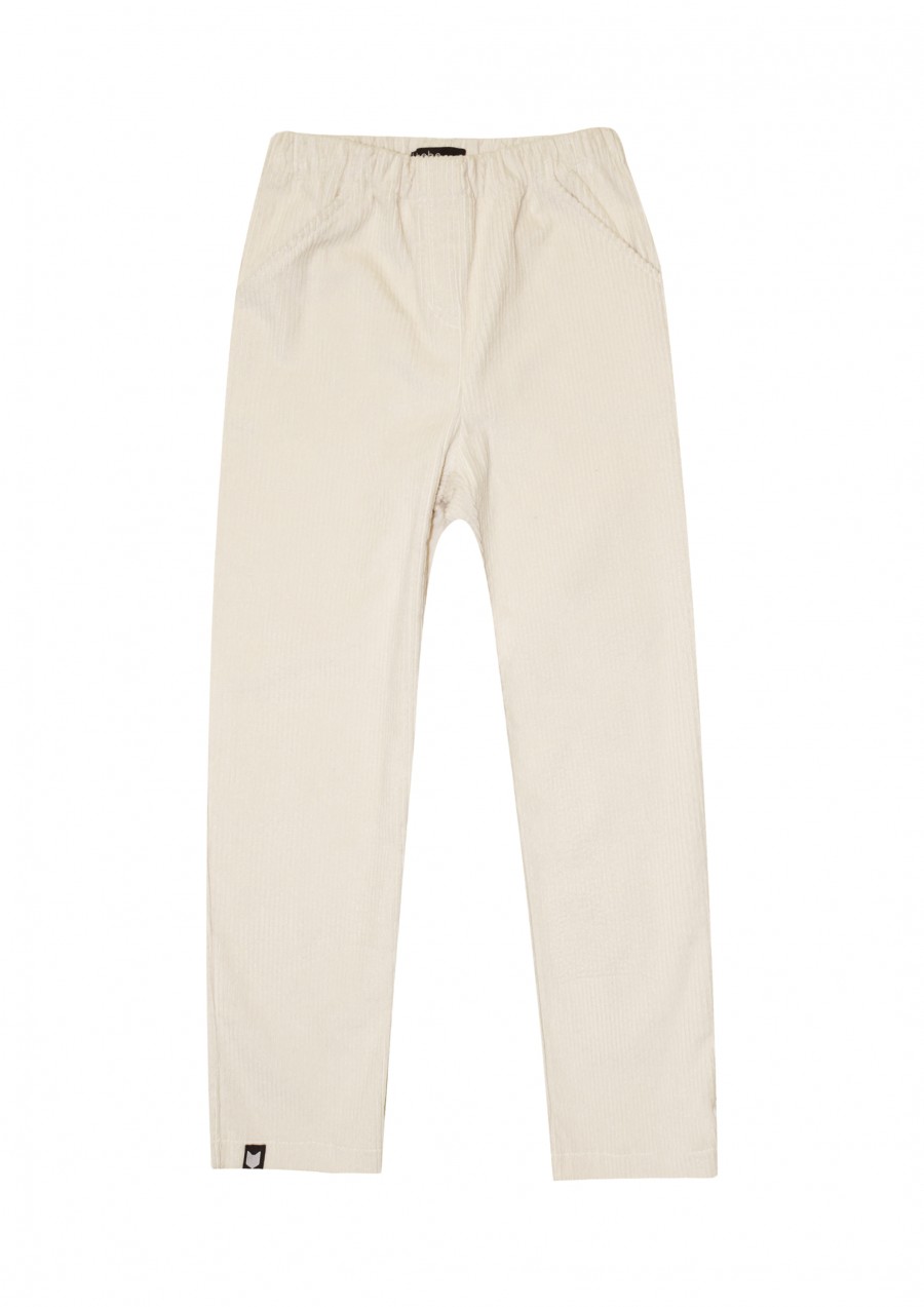 Pants curdoroy ivory for women FW20102