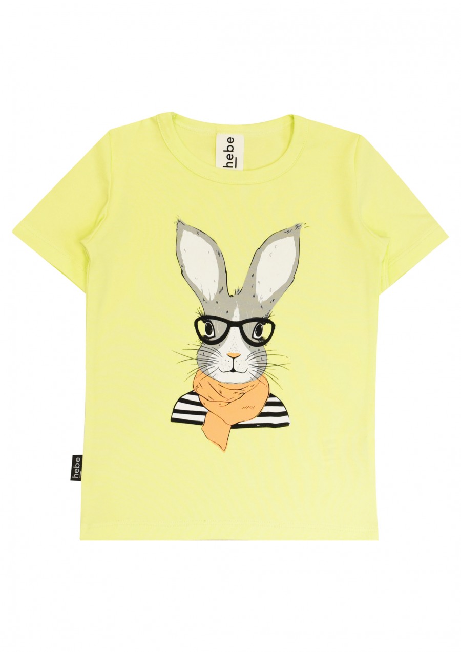 Top green with Easter bunny for female E21021