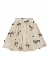 Skirt with zebra print SS180123