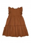 Dress brown muslin SS24211