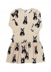 Dress with rabbit print SS180154