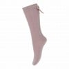 ANNIE knee socks bow Wood Rose 690220188