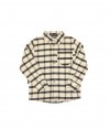 Grid flannel shirt white FW20300