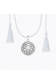 Pregnancy necklace FLOWER OF LIFE (silver)