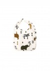 Baby bib with circus print FW23002