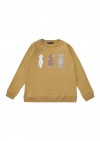 Sweatshirt mustard with animals FW20205
