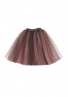 Skirt cocoa dusty pink tulle FW24141