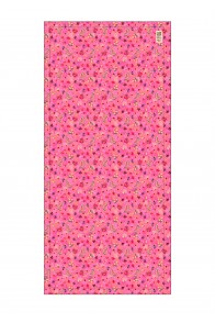 Table cloth 350x140 cm with pink fruits allover print