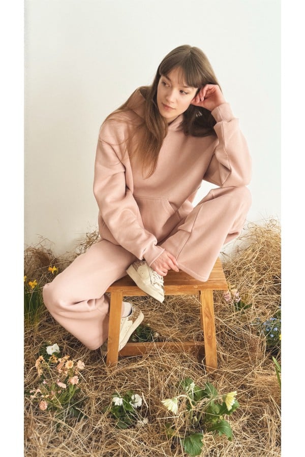Hoodie pink 0006_S25395