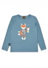 Top blue with Tuta`s fox print TUTSS2302