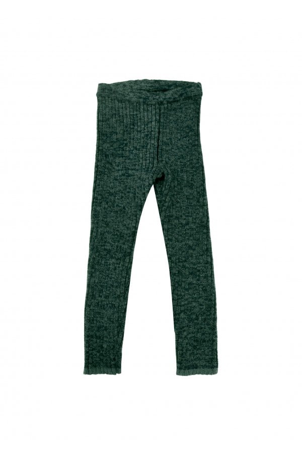Pants green merino wool FW22428
