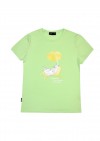 Top light green with a cat for female SS21060