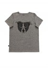 Grey top with a dog ZTO1011