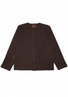 Jacket brown  with push buttons FW23341