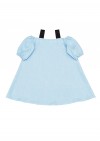 My little daughter linen summer dress, sky blue SS180186