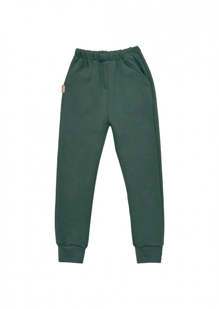 Warm pants dark green SS23280L