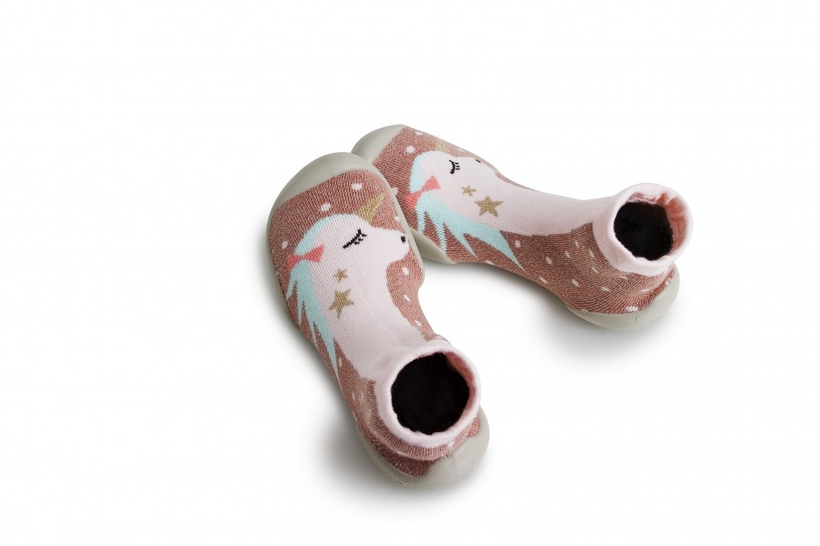 Collegien socks with rubber sole - Unicorn 751C