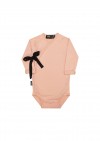 Body wrap over pink with long sleeves TC017P